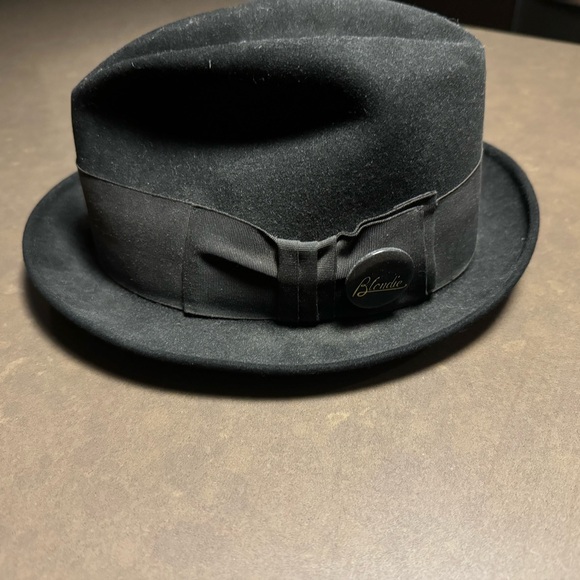 RARE MENS VINTAGE BOLWER FEDORA PORKPIE HAT SMALL - Picture 1 of 3